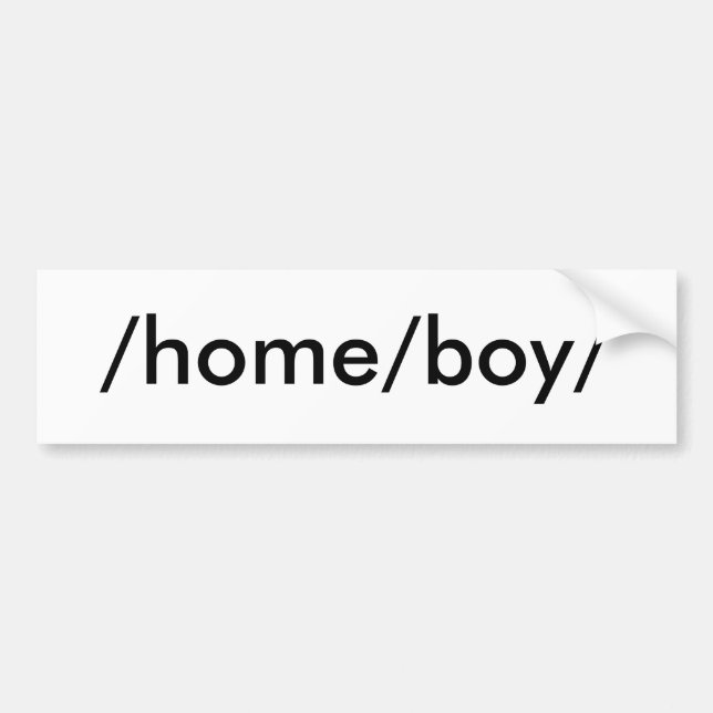 /home/boy/ bildekal (Framsidan)