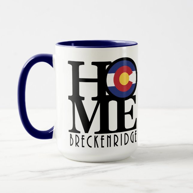 HOME Breckenridge Colorado Mugg (Vänster)