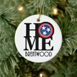 HOME Brentwood Tennessee Julgransprydnad Keramik
