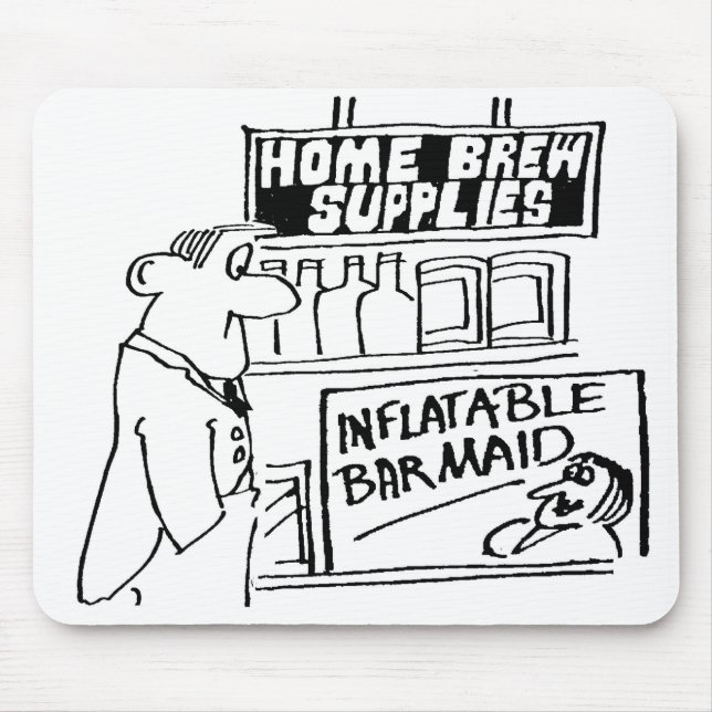 Home Brew Shop har Uppfyllbar Bartender Musmatta (Framsidan)