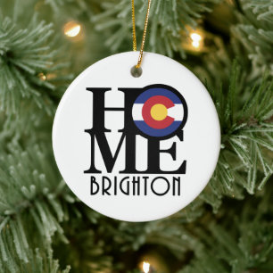 HOME Brighton Colorado Julgransprydnad Keramik
