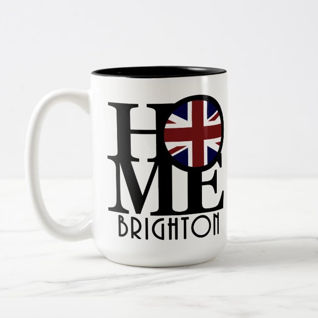 HOME Brighton England 15 oz Två-Tonad Mugg (Vänster)