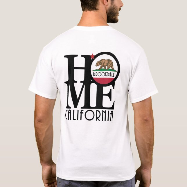 HOME Brookdale California (back print) T Shirt (Baksida)