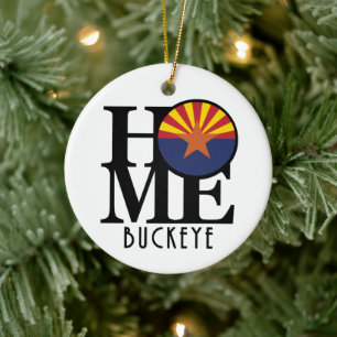 HOME Buckeye Arizona Julgransprydnad Keramik