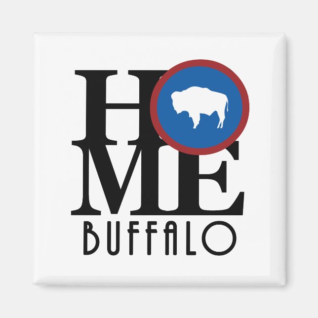 HOME Buffalo Magnet (Framsidan)