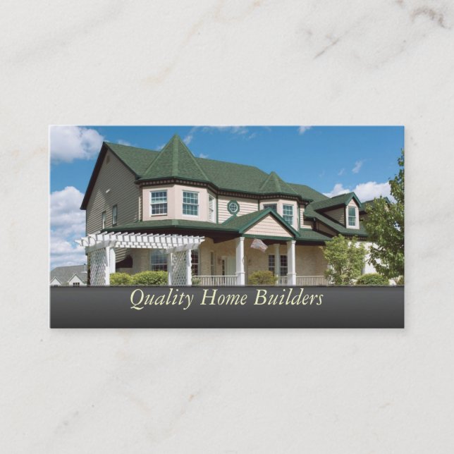 Home Builder Visitkort (Framsida)