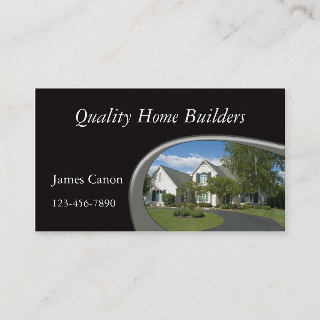 Home Builder Visitkort (Framsida)