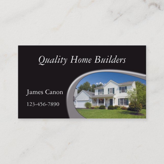 Home Builder Visitkort (Framsida)