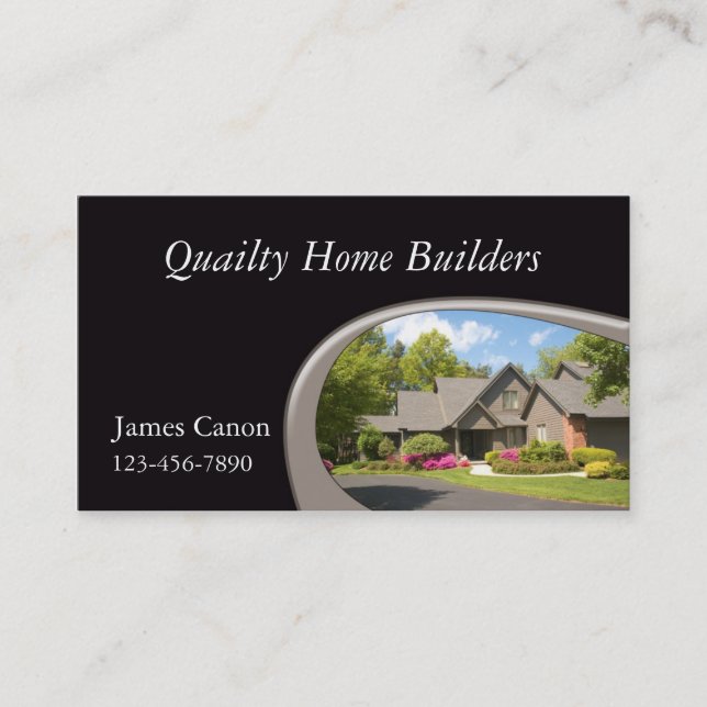 Home Builder Visitkort (Framsida)