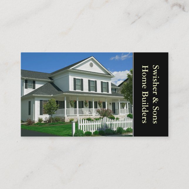 Home Builders Visitkort (Framsida)