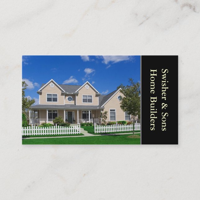 Home Builders Visitkort (Framsida)