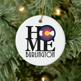 HOME Burlington Colorado Julgransprydnad Keramik