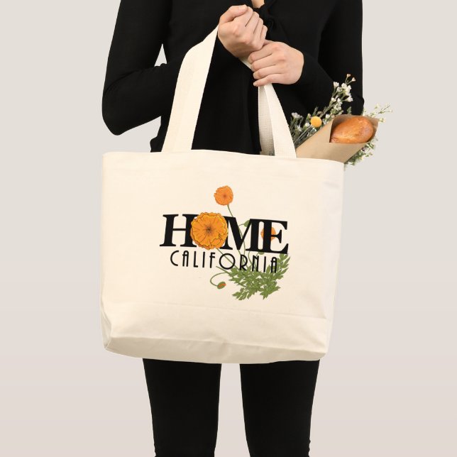 HOME California Tote Jumbo Tygkasse (Framsida (produkt))
