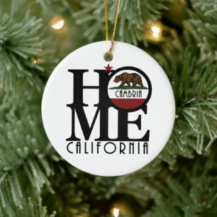 HOME Cambria California Julgransprydnad Keramik