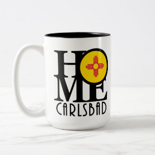 HOME Carlsbad New mexico 15oz Två-Tonad Mugg