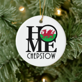HOME Chepstow Wales Julgransprydnad Keramik