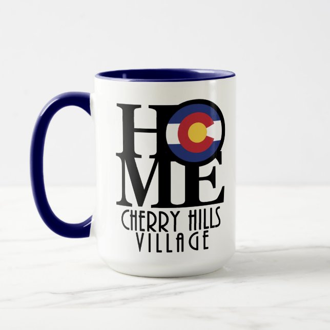 HOME Cherry Backe Village 15oz Mugg (Vänster)