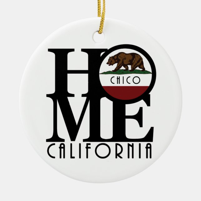 HOME Chico California Julgransprydnad Keramik (Framsidan)