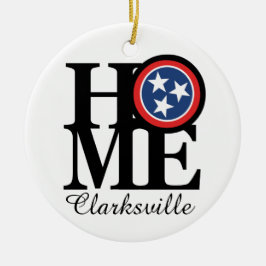 HOME Clarksville TN Julgransprydnad Keramik