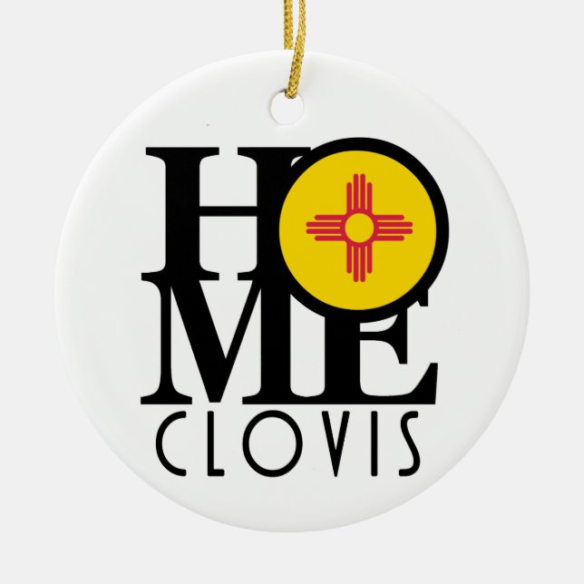 HOME Clovis New mexico Julgransprydnad Keramik (Framsidan)