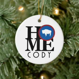 HOME Cody Wyoming Julgransprydnad Keramik