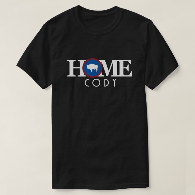 HOME Cody Wyoming T Shirt (Design framsida)
