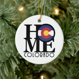 HOME Colorado Julgransprydnad Keramik