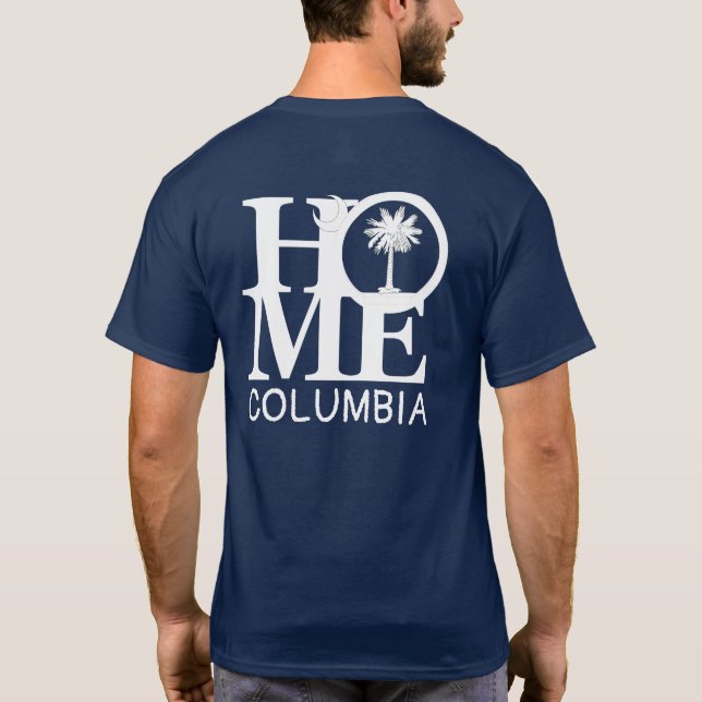 HOME Columbia South Carolina (återtryck) T Shirt (Baksida)