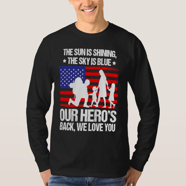 Home Coming Veteran Poem Soldier Appreciation Fami T Shirt (Framsida)