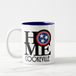 HOME Cookeville Tennessee 11oz Två-Tonad Mugg