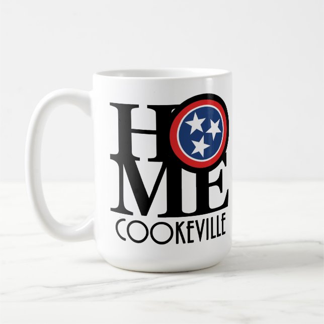 HOME Cookeville Tennessee 15oz Kaffemugg (Vänster)