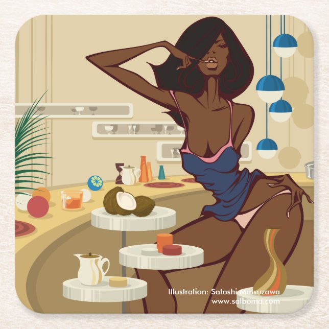 Home Cookin' Underlägg Papper Kvadrat (Framsidan)