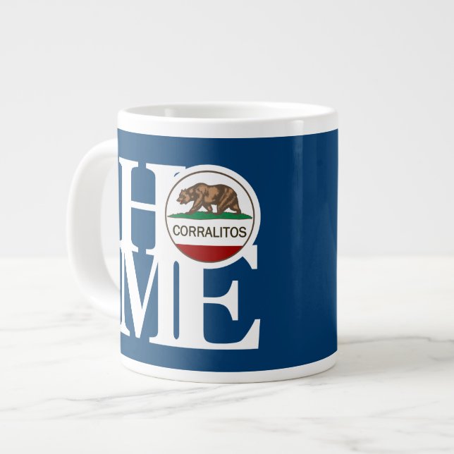 HOME Corralitos 20oz Mugg Blue Jumbo Mugg (Framsida vänster)