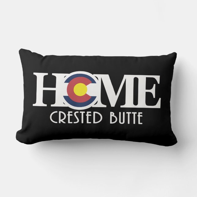 HOME Crested Butte Colorado Lumbarkudde (Framsida)