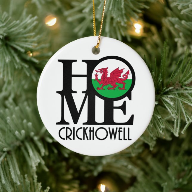 HOME Crickhowell Wales Julgransprydnad Keramik (Träd)