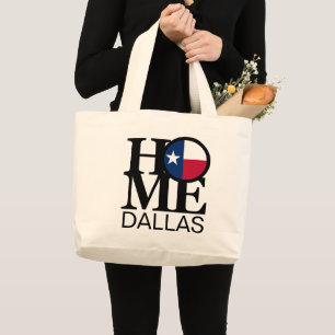 HOME Dallas Texas Jumbo Tygkasse