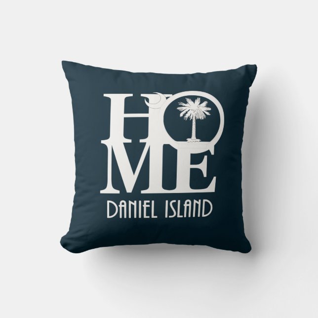 HOME Daniel Island South Carolina Dekorativ kudde (Framsida)