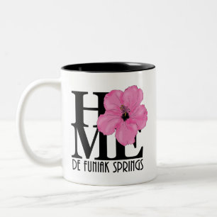 HOME De Funiak SpringsPink Hibiscus 11oz Två-Tonad Mugg