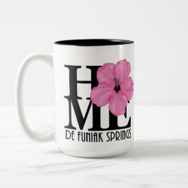HOME De Funiak Vår 15oz Rosa Hibiscus Två-Tonad Mugg