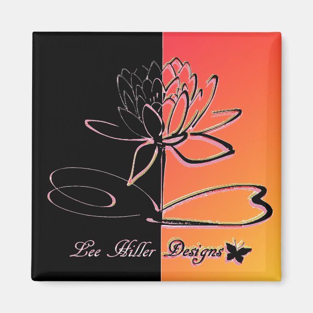 Home Decor Accents Sunrise Coral Magnet (Framsidan)