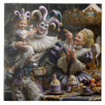 Home Decor  Home Accents  Tiles Kakelplatta<br><div class="desc">This design is a memory from my childhood; I always loved carousels with horses. It is special to me because it represents the tenderness, protection, and love I felt when I dreamed of magical worlds full of joy and imagination. In this enchanting scene, a little girl feels deeply safe and...</div>