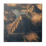 Home Decor  Home Ornaments  Ceramic Tiles Kakelplatta<br><div class="desc">This design was created exclusively for Zazzle, a unique tribute to the grandeur of the pyramids of Chichén Itzá, a symbol of our Mexican heritage. Every stroke and color reflect my deep love and admiration for my beloved Mexico. The pyramids are not only a wonder of the world but also...</div>