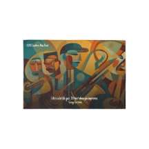 Home Decor Jazz Music Horns Entry Matta Welcome Ma