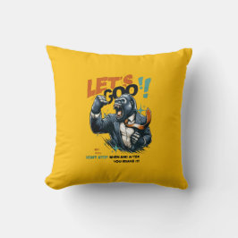 HOME DECOR LET'S GOO LESSONS LEARN THROW PILLOW KUDDE