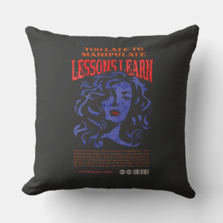 HOME DECOR MANIPULATE LESSONS LEARN THROW PILLOW KUDDE