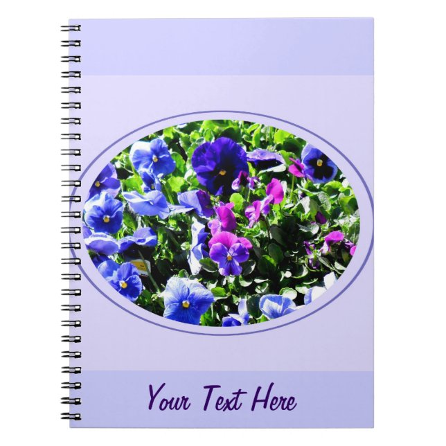 Home Depot Pansy Anteckningsbok Med Spiral (Framsidan)