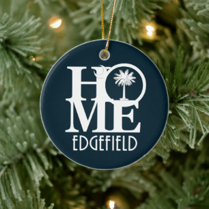 HOME Edgefield, South Carolina Julgransprydnad Keramik