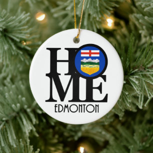 HOME Edmonton Alberta Julgransprydnad Keramik