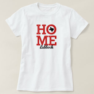 HOME - Fet Brev & Texas Shape Raider Red T Shirt