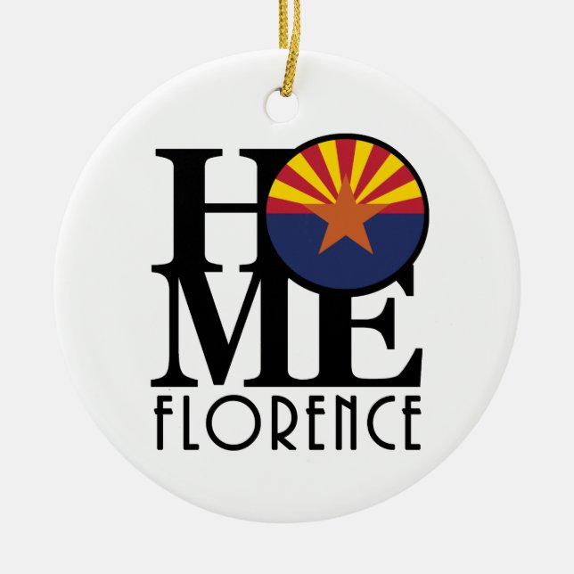 HOME Florence Arizona Julgransprydnad Keramik (Framsidan)